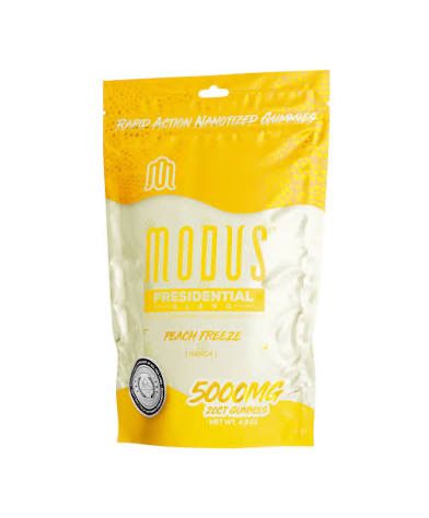 MODUS Presidential Blend: 5000mg Gummies - Peach Freeze INDICA