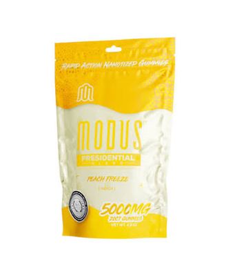 MODUS Presidential Blend: 5000mg Gummies - Peach Freeze INDICA