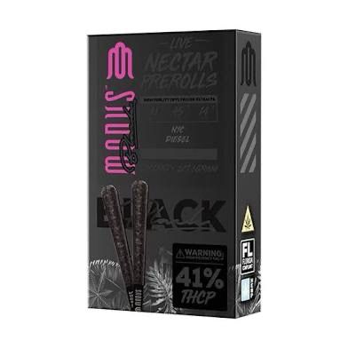 MODUS: 2000mg • 2ct 1gram Live Nectar Prerolls THCP: 41% - NYC Diesel SATIVA