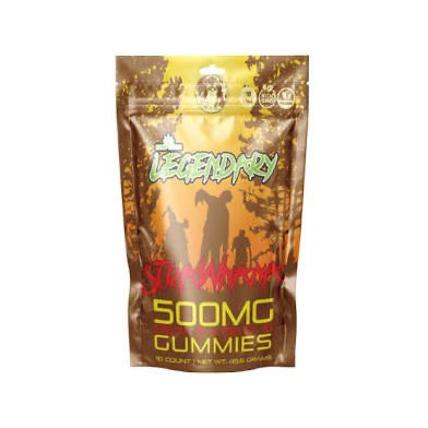 Hemp Living: Legendary Delta 8 x Delta 10 500mg Gummies - Strawnana