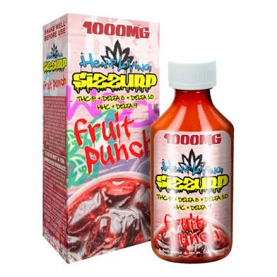 Hemp Living : Sizzurp THCp Delta 8 1000Mg - Fruit Punch