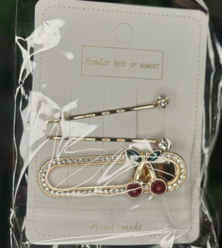 Cherry Hair Clips