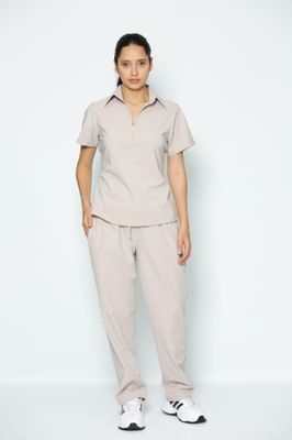 Conjunto antifluido stretch cuello sport