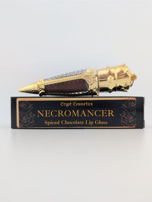 NECROMANCER DK BRN SPICE CHOCO LIP GLOSS