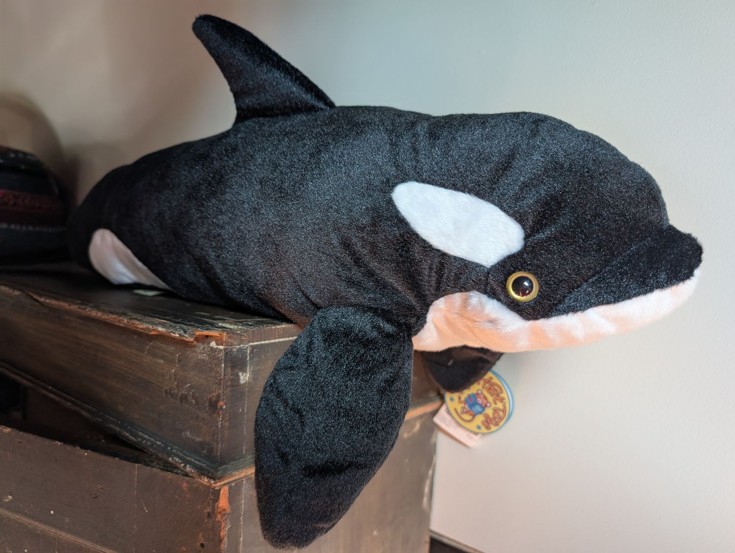 Octavius The Orca Blackfish | 28 Inch Stuffed  Plush