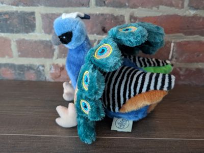 Pakhi The Peacock | 11 Inch Stuffed Animal Plush