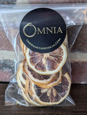 Dehydrated Lemon 1oz bag G/F Kosher