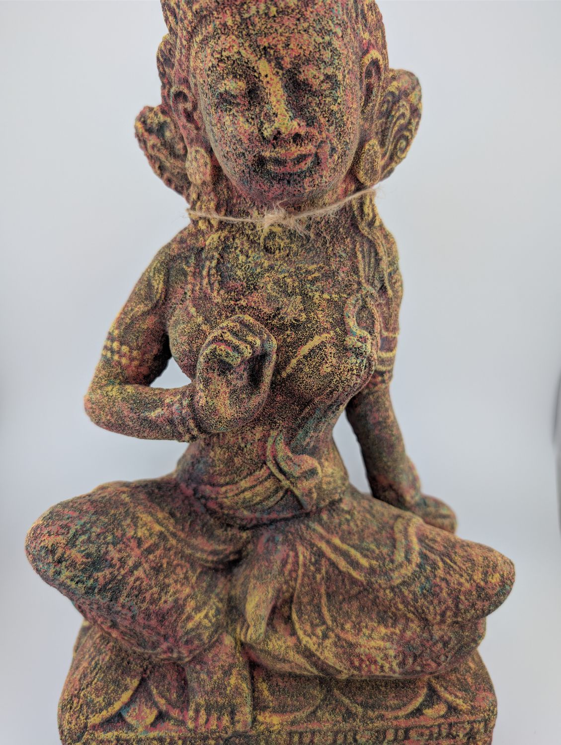 Volcanic Stone Statue - Chakras Tara