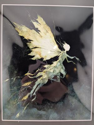 Dark Fairy Art Print - Fairies 8"x10" Artwork