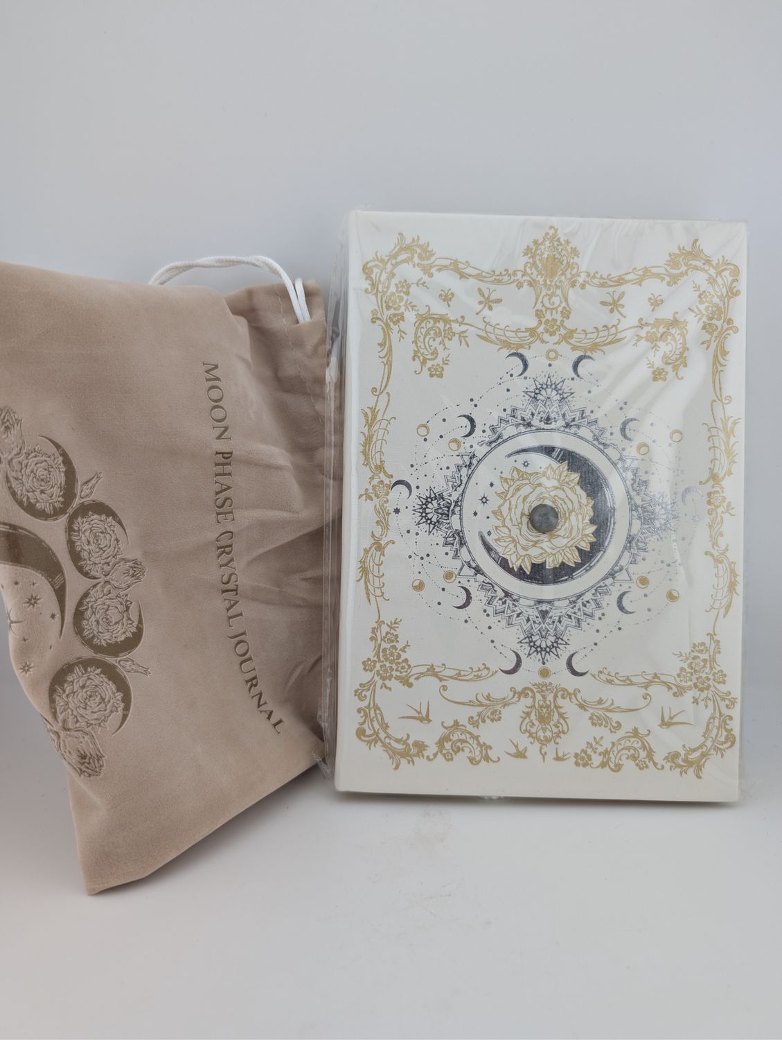 MOON PHASES VGN LEATHER JNL W/BAG