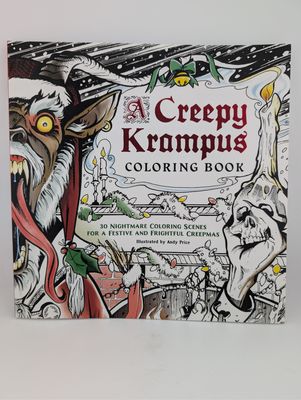 CREEPY KRAMPUS COLORING BOOK