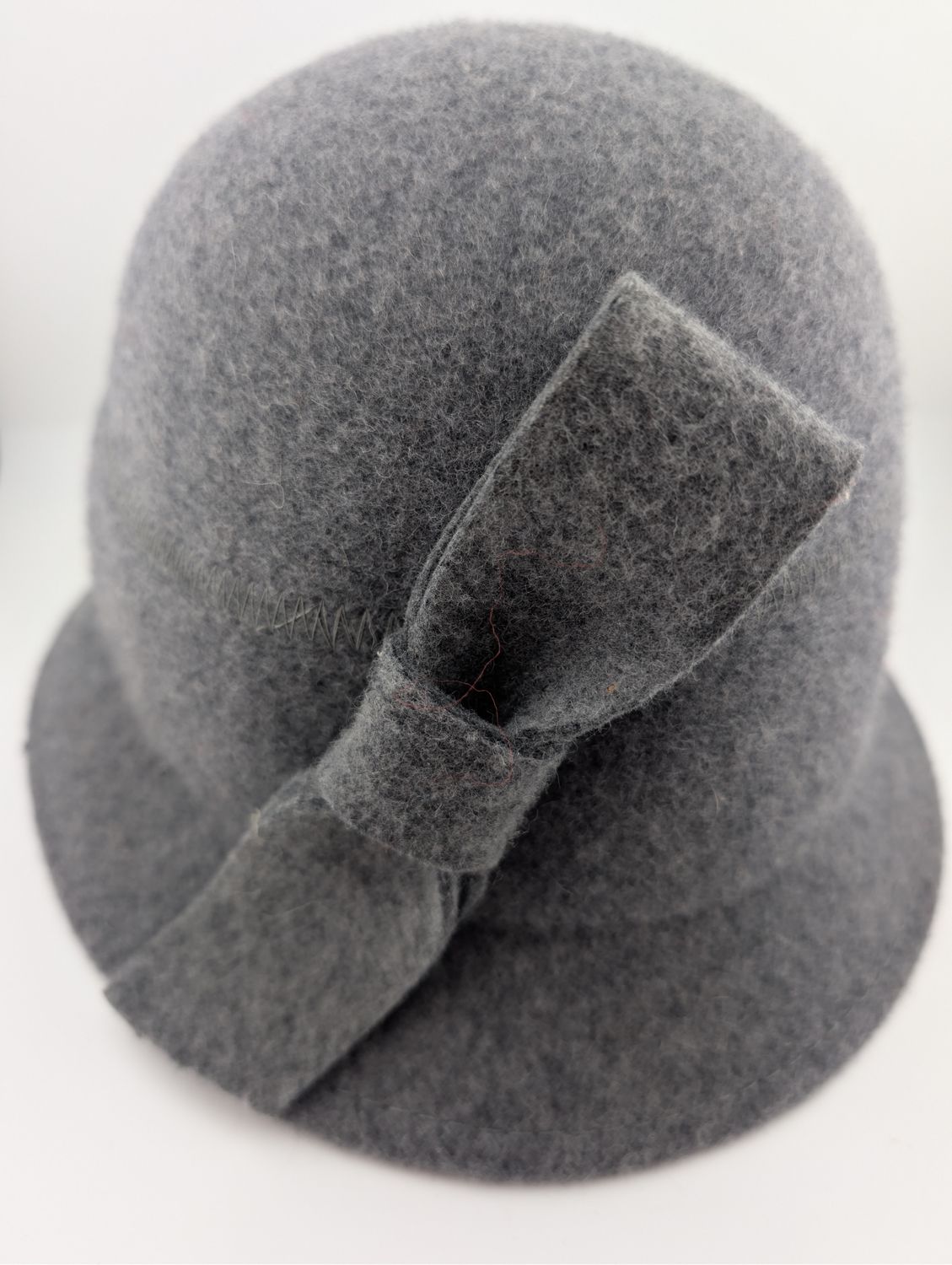 GREY INTER FELTED BRIM HAT
