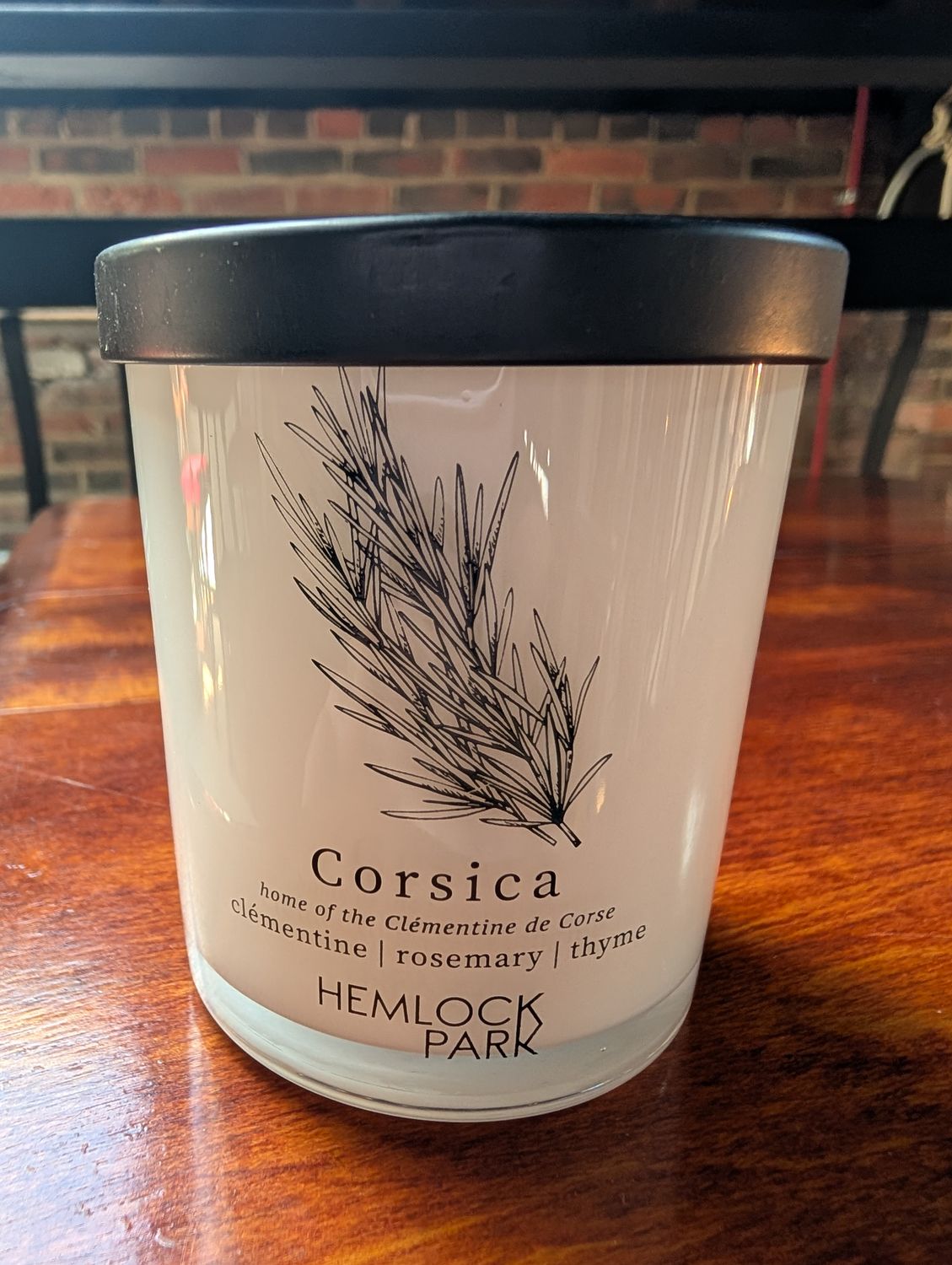 7.2 OZ  CANDLE, CORSICA/CLEMENTINE, RMRTHYME