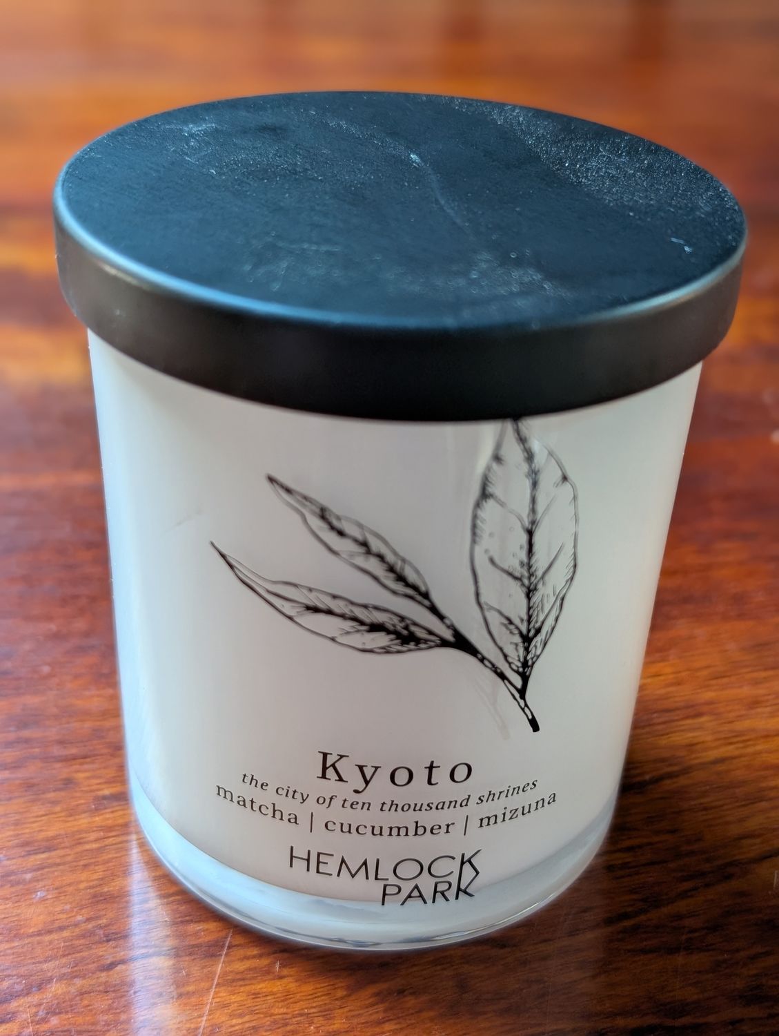 7.2 OZ  CANDLE, KYOTO/MATCH CUCUMBER, MIZUNA