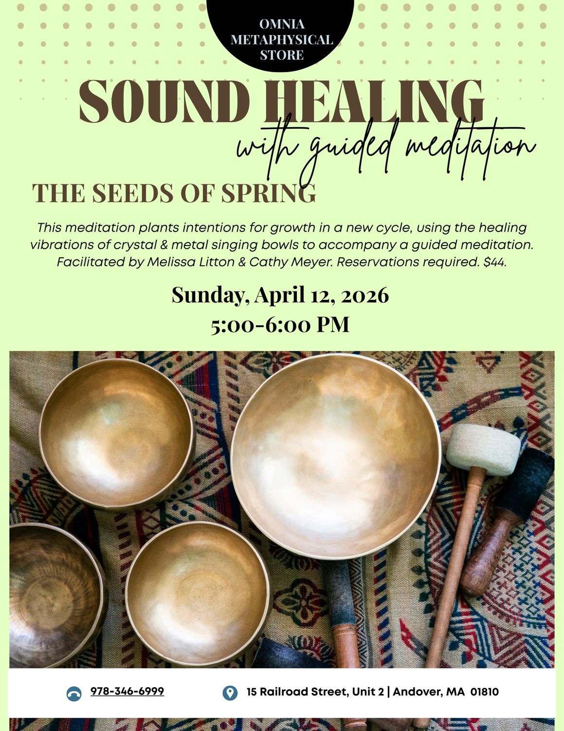 2nd Sound Bath Healing w/Guided Meditation