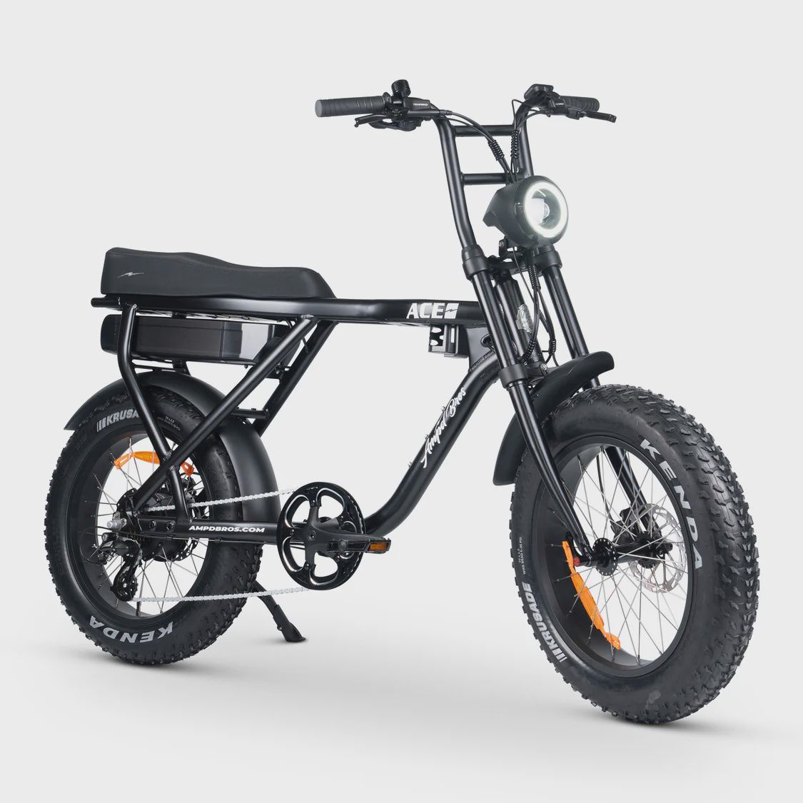 AMPD BROS ACE-X ELECTRIC BIKE 500W, Colour: MATTE BLACK