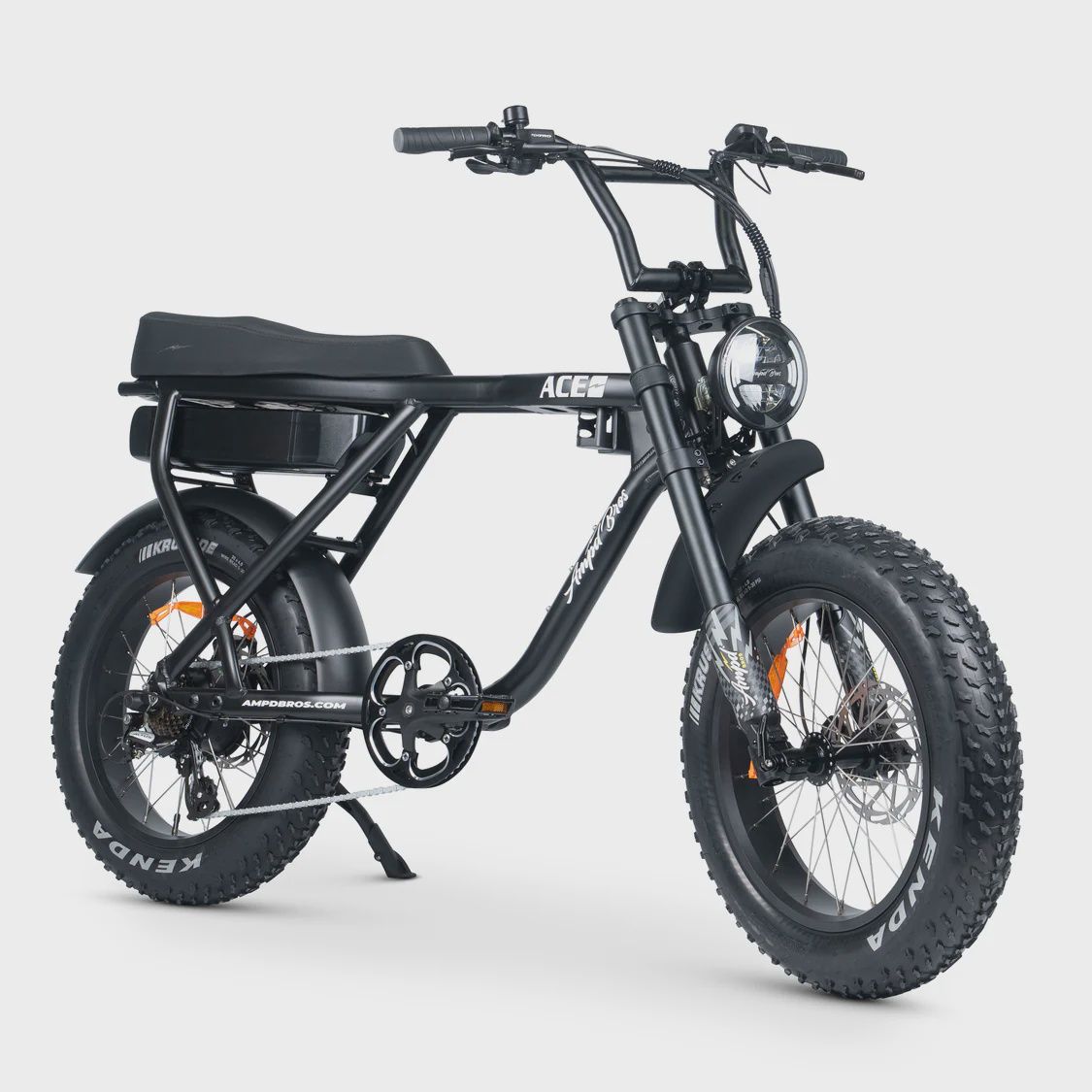 AMPD BROS ACE-X PLUS+ ELECTRIC BIKE, Colour: MATTE BLACK