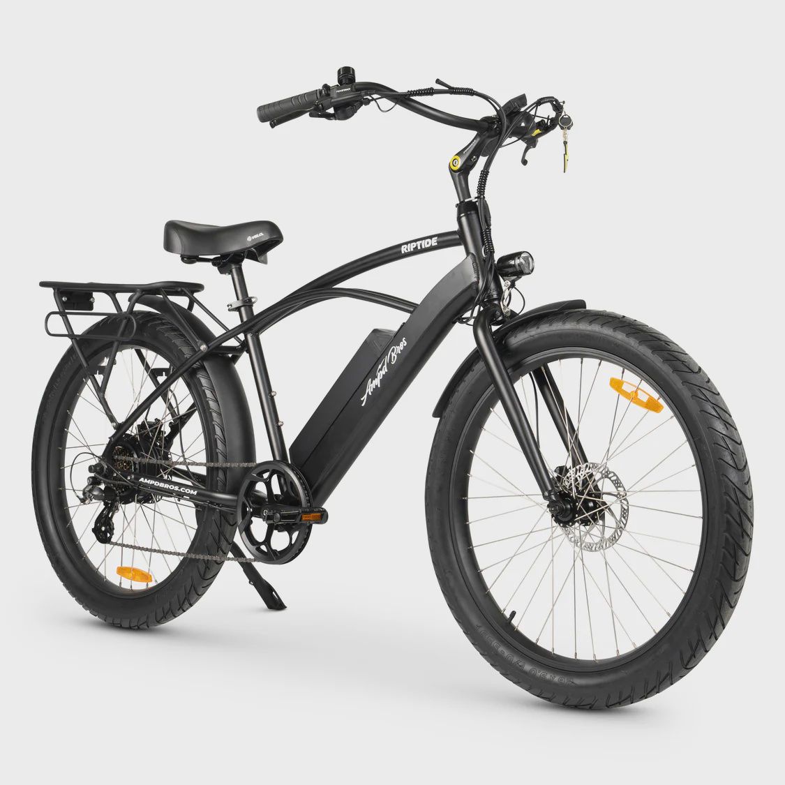 AMP&#39;D BROS RIPTIDE 3 ELECTRIC BIKE, Colour: MATTE BLACK
