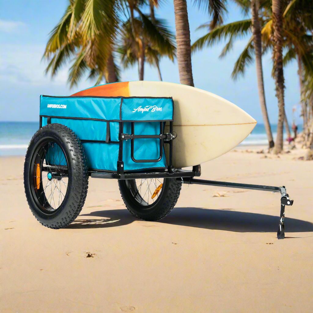 AMPD BROS DELUXE SURF CARGO BIKE TRAILER