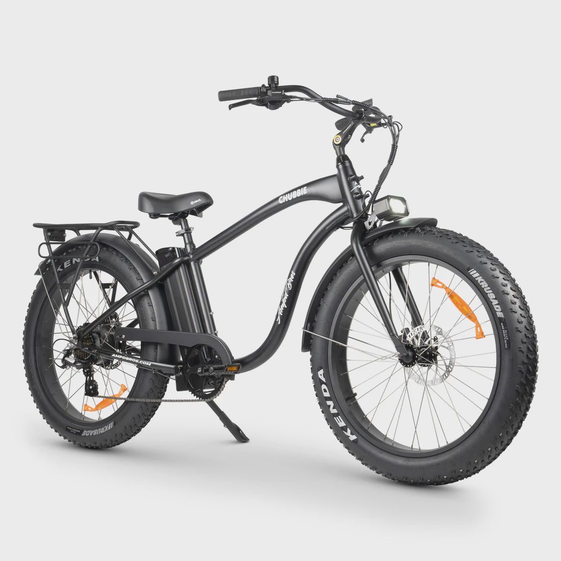 AMP&#39;D BROS CHUBBIE 2 ELECTRIC BEACH CRUISER, Colour: MATTE BLACK