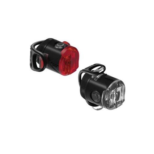 LEZYNE LED FEMTO USB PAIR - BLACK 1 FRONT &amp; 1 REAR LED FEMTO USB DRIVE, USB RECHARGEABLE, Y13