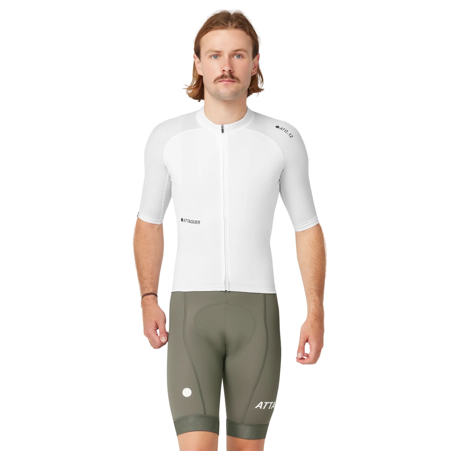 ATTAQUER ALL DAY JERSEY, Colour: White/ Stripe, Size: XL
