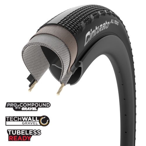 PIRELLI CINTURATO ALL ROAD TLR BLACK, Size: 700 x 40