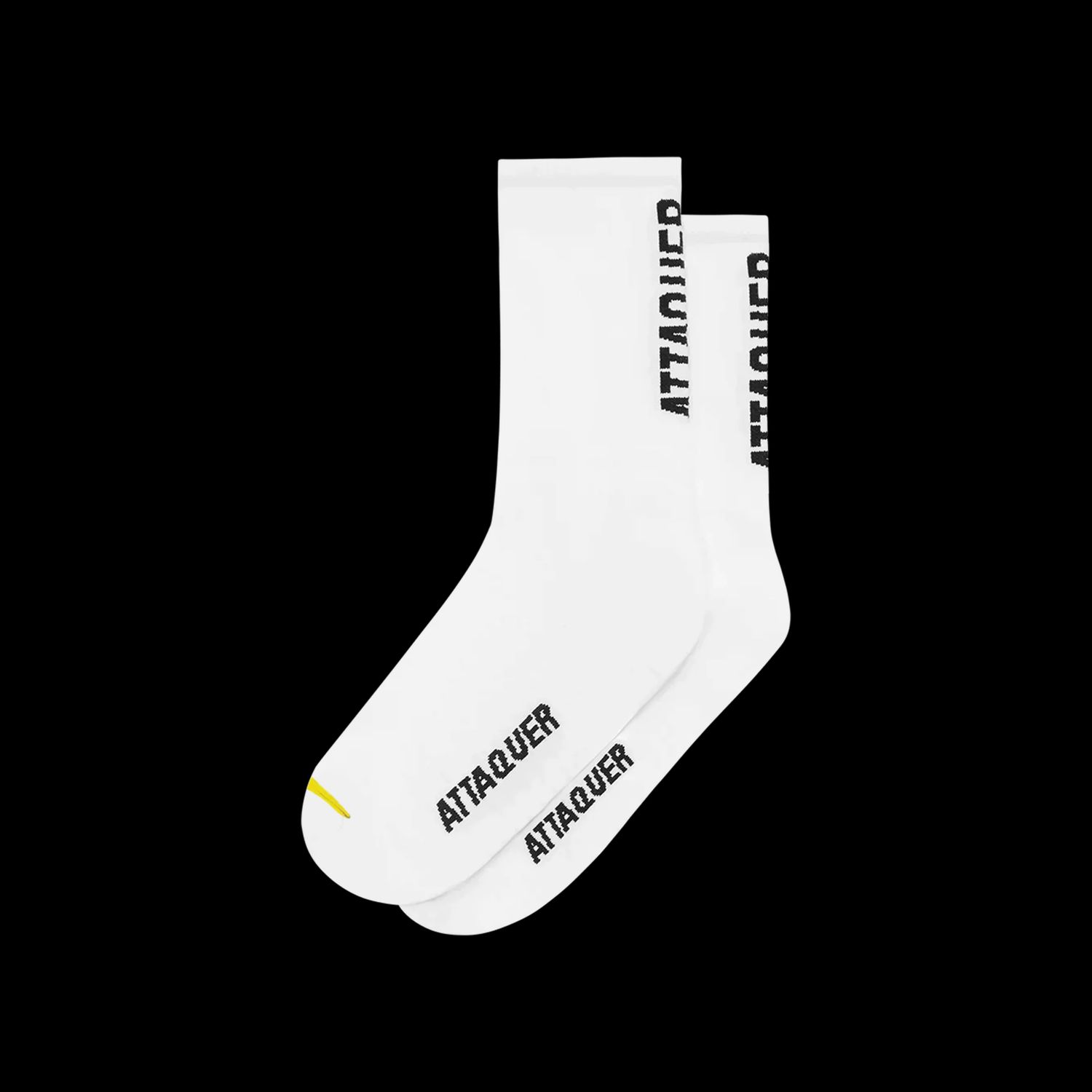 ATTAQUER SOCKS VERTICAL, Colour: White, Size: M