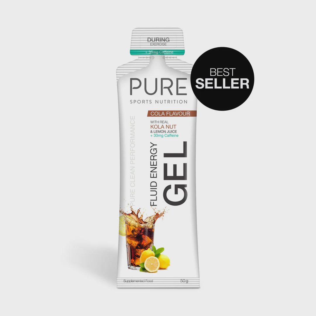 PURE ENERGY GEL, Flavour: KOLA NUT AND LEMON JUICE 30 MG CAFFEINE