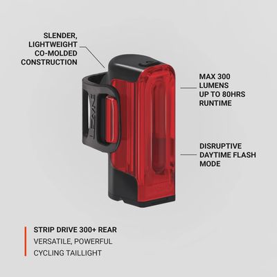 LEZYNE RADAR DRIVE REAR 300 LUMENS