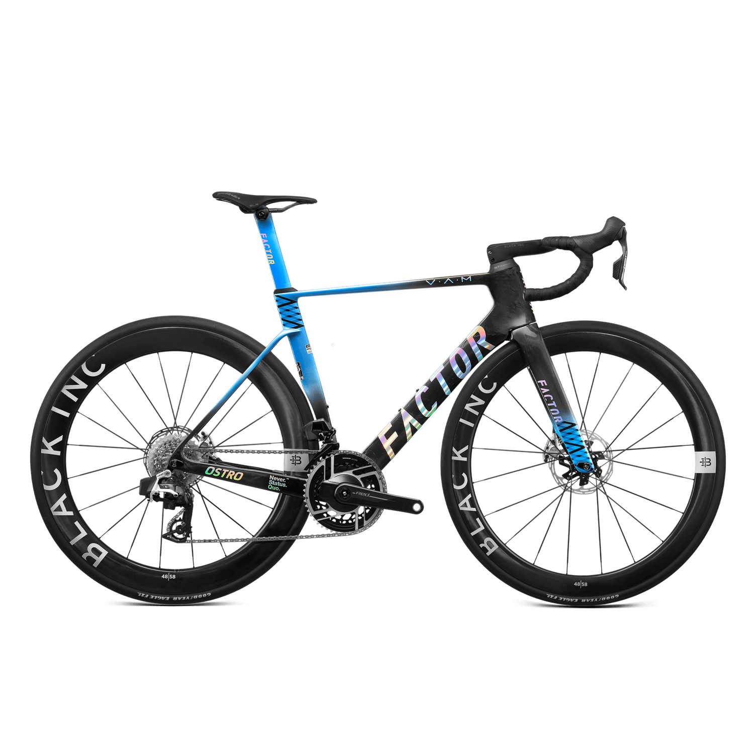 Factor OSTRO VAM Sram Red w/ Power Meter, Colour: Icon blue, Size: 45