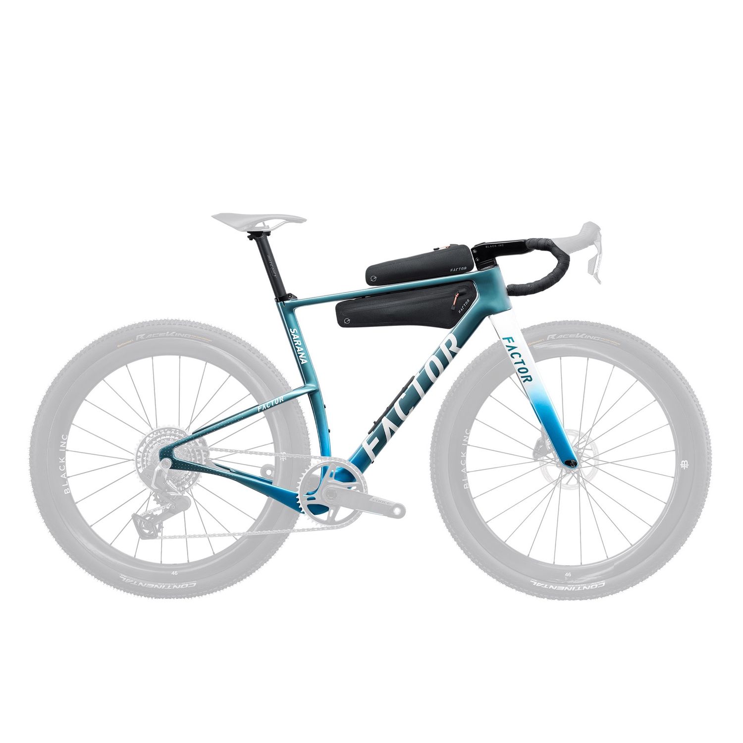 Factor SARANA - Premium Package, Colour: Cyan Blue, Size: 49, Type: Rigid Fork