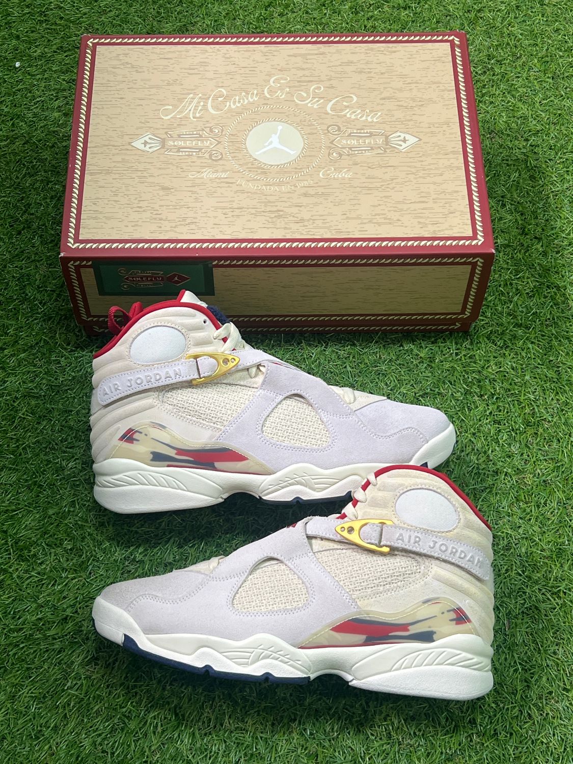BRAND NEW AIR JORDAN 8 &quot;SOLEFLY MI CASA ES SU CASA&quot; SIZE 9