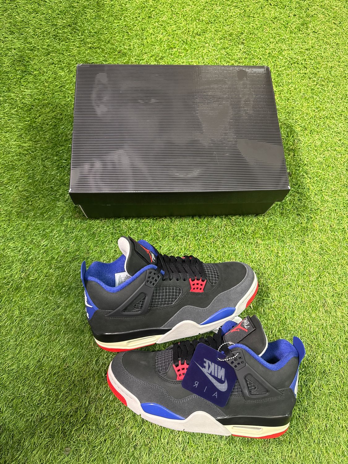 BRAND NEW AIR JORDAN 4 &quot;RARE AIR WHITE LETTERING&quot; SIZE 9.5