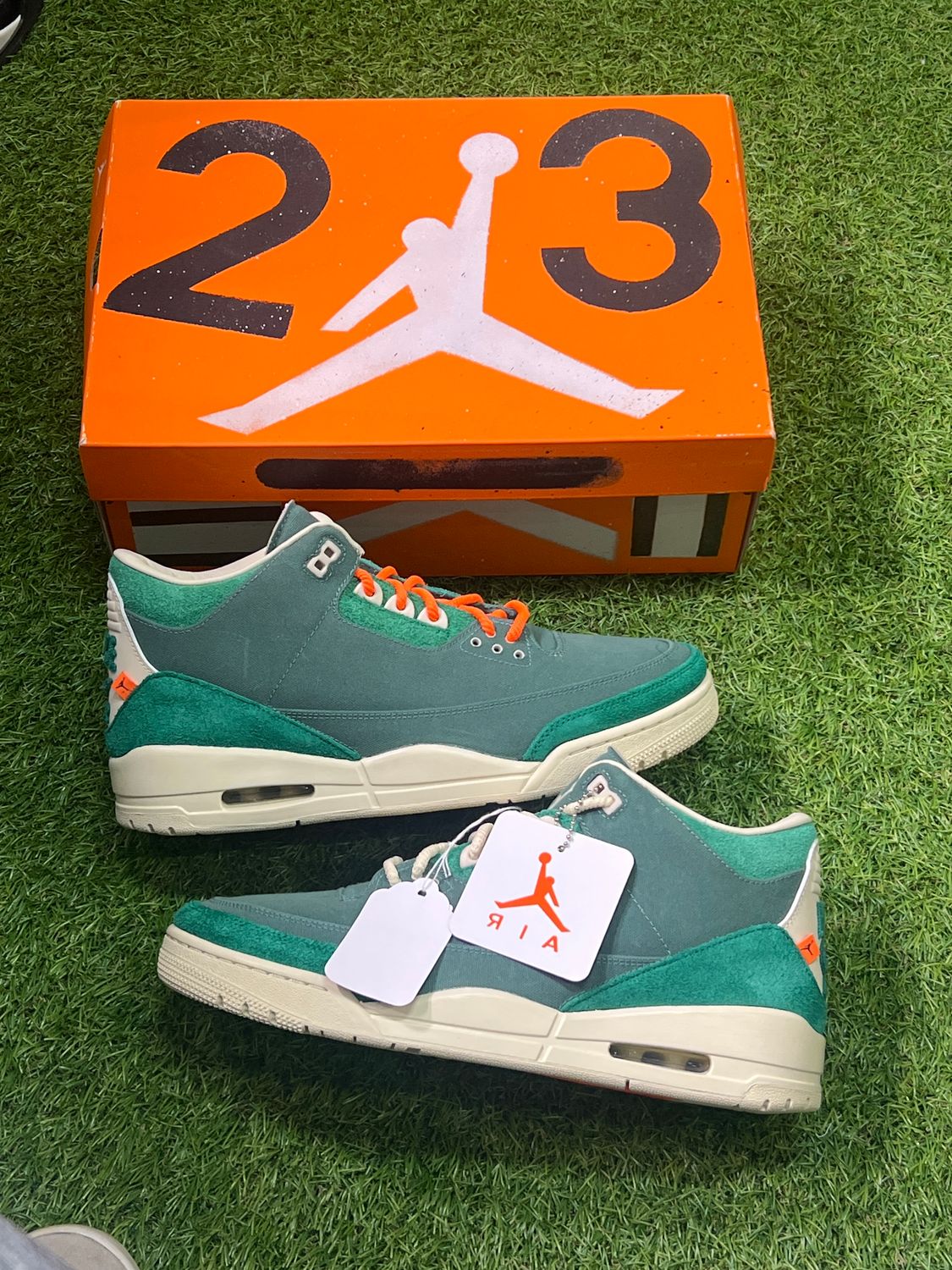 BRAND NEW AIR JORDAN 3 &quot;NINA CHANEL ABNEY BIOCOASTAL&quot; SIZE 13W/11.5