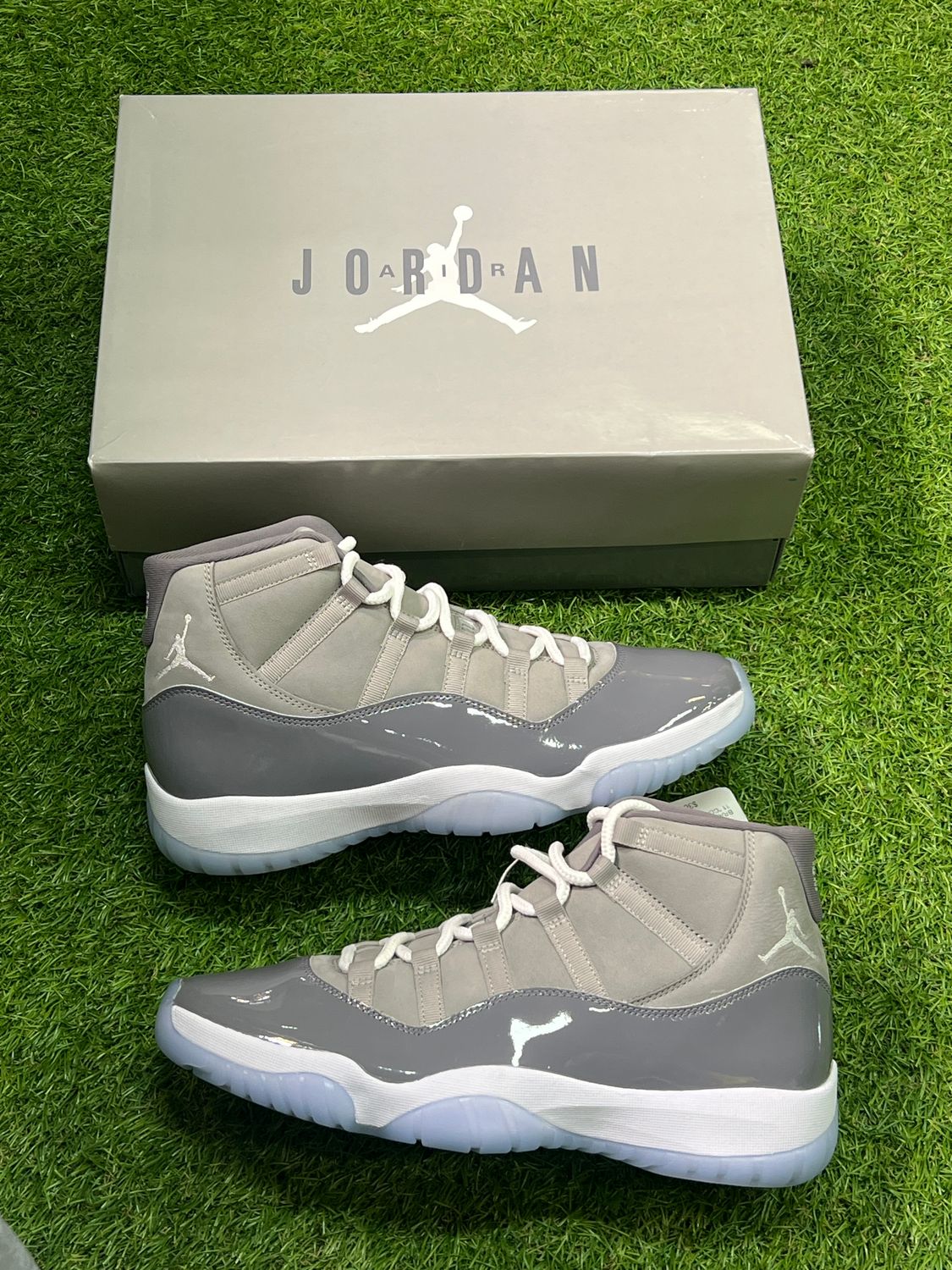 BRAND NEW AIR JORDAN 11 &quot;COOL GREY&quot; SIZE 12