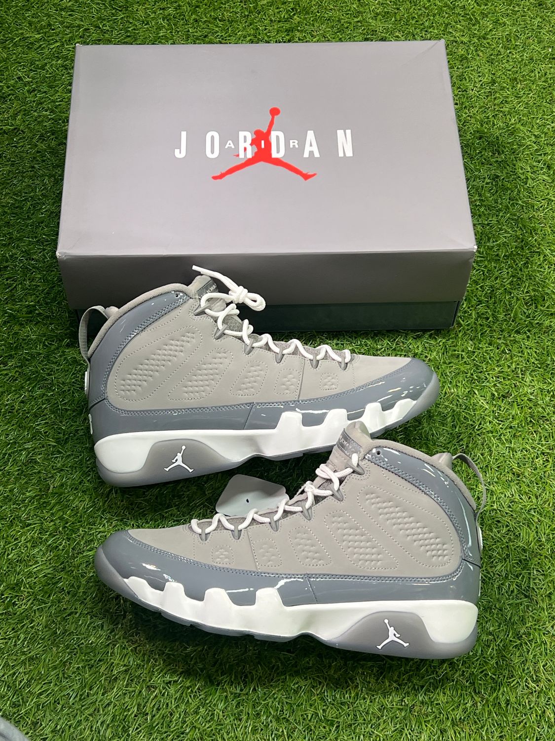 BRAND NEW AIR JORDAN 9 &quot;COOL GREY&quot; SIZE 12