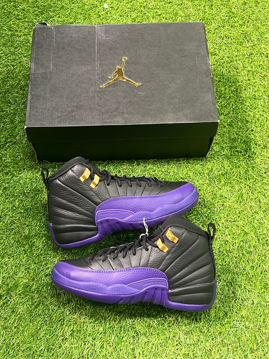 BRAND NEW AIR JORDAN 12 &quot; FIELD PURPLE&quot; SIZE 4Y