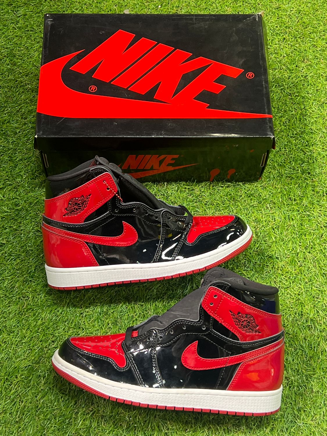 BRAND NEW AIR JORDAN 1 &quot;PATENT BRED&quot; SIZE 8.5