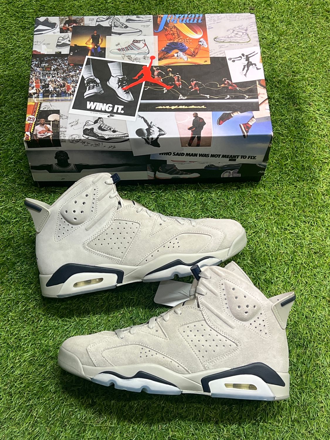 BRAND NEW AIR JORDAN 6 &quot;GEORGETOWN&quot; SIZE 11