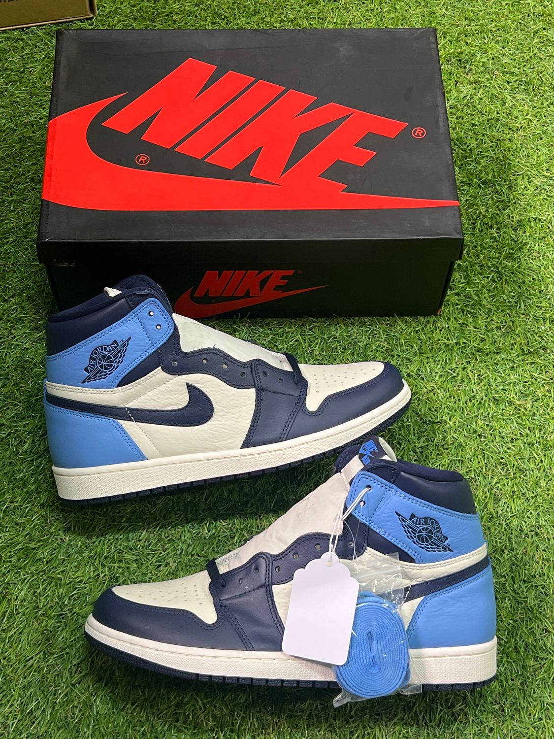BRAND NEW AIR JORDAN 1 &quot;OBSIDIAN&quot; SIZE 10.5