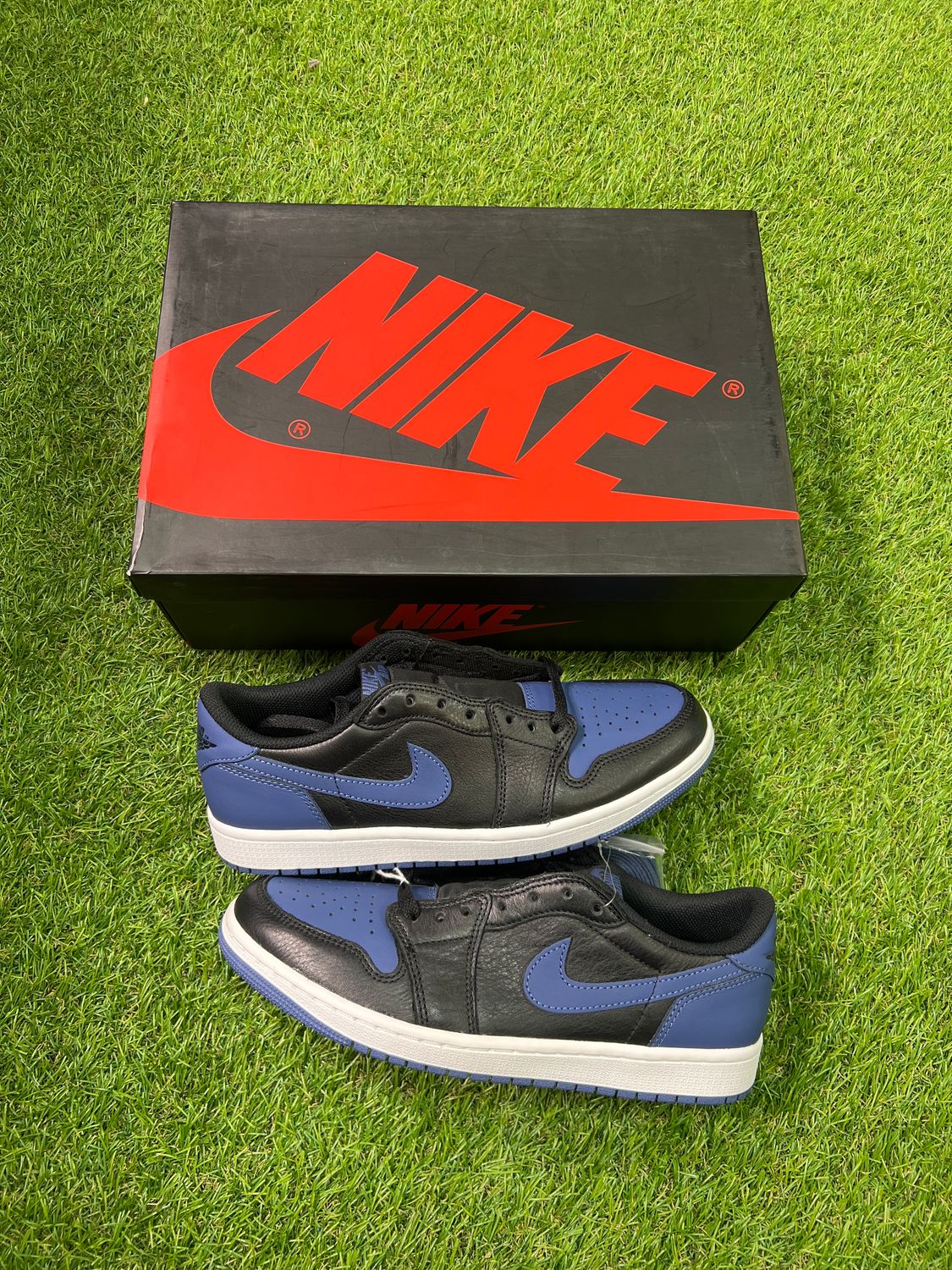 BRAND NEW JORDAN 1 LOW &quot;MYSTIC NAVY&quot; SIZE 8.5