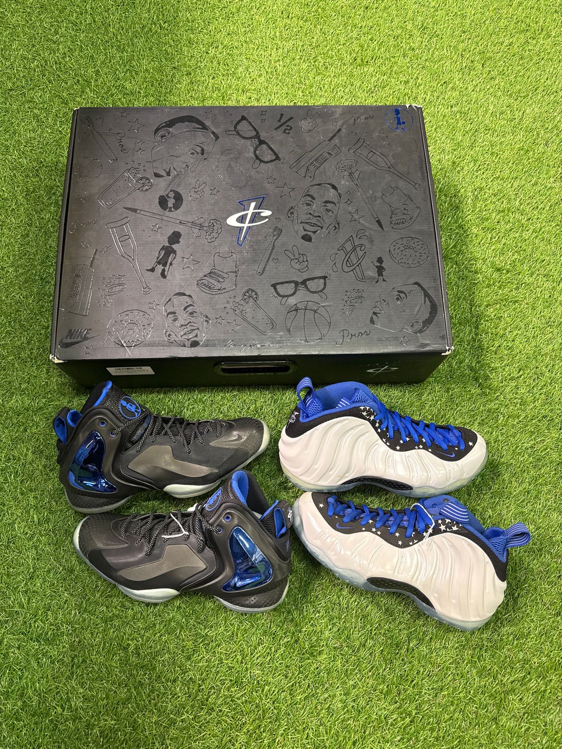 BRAND NEW NIKE PENNY LITTLE POSITE/FOAMPOSITE &quot;SHOOTING STAR&quot; SIZE 8