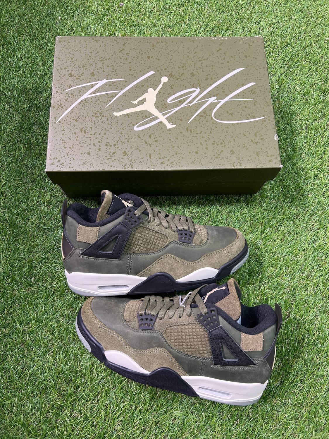 BRAND NEW JORDAN 4 CRAFT &quot;OLIVE&quot; SIZE 9