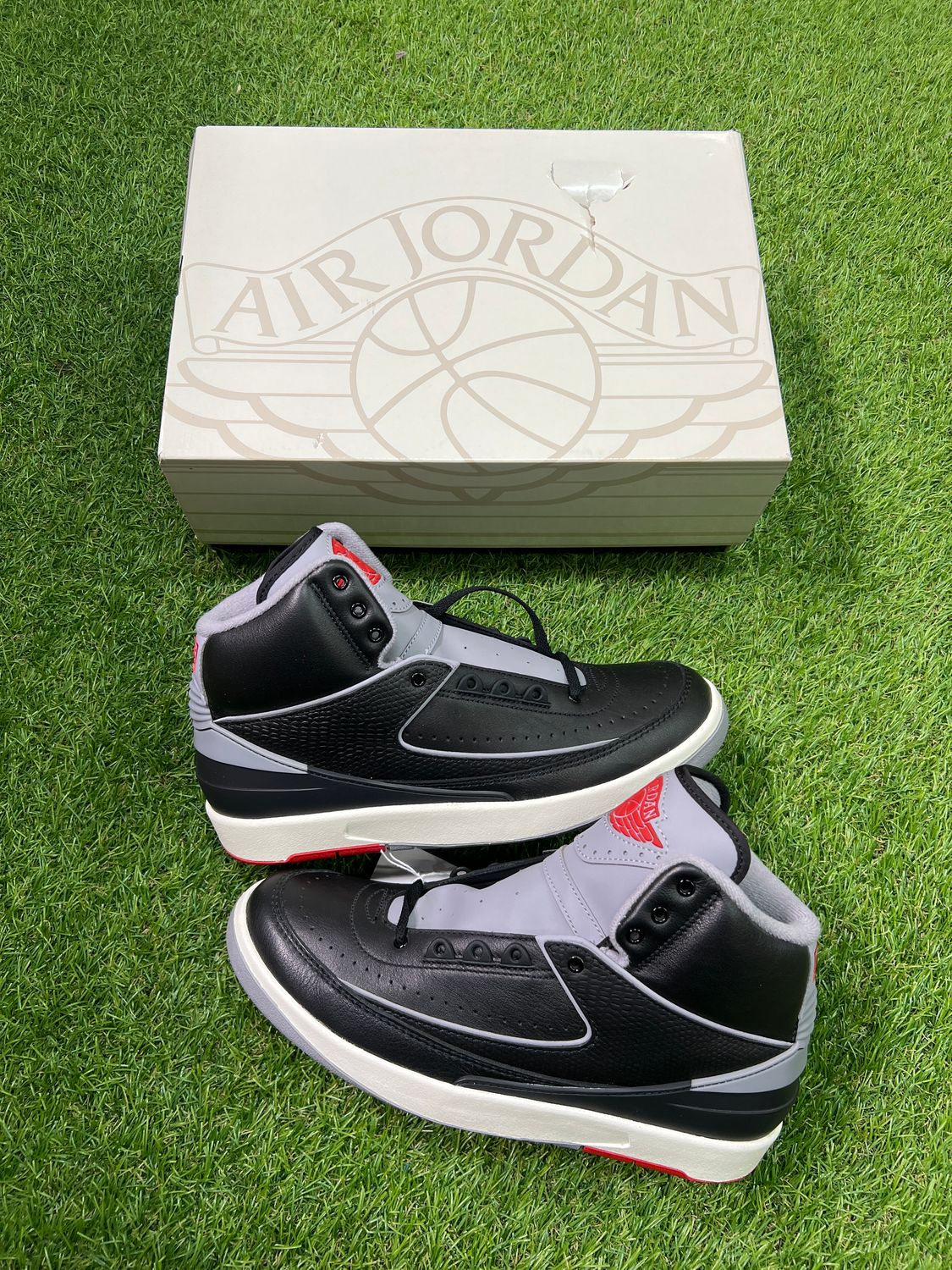 BRAND NEW JORDAN 2 &quot;BLACK CEMENT&quot; SIZE 9