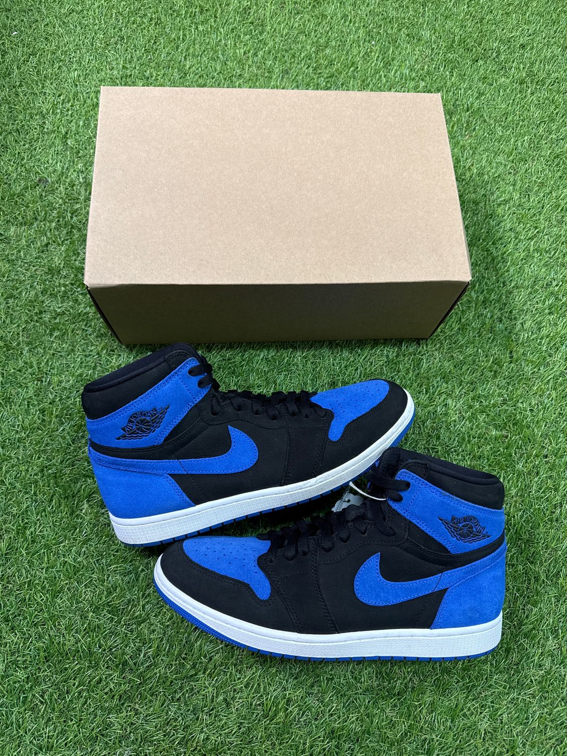 PREOWNED AIR JORDAN 1 &quot;ROYAL REIMAGINE&quot; SIZE 11.5