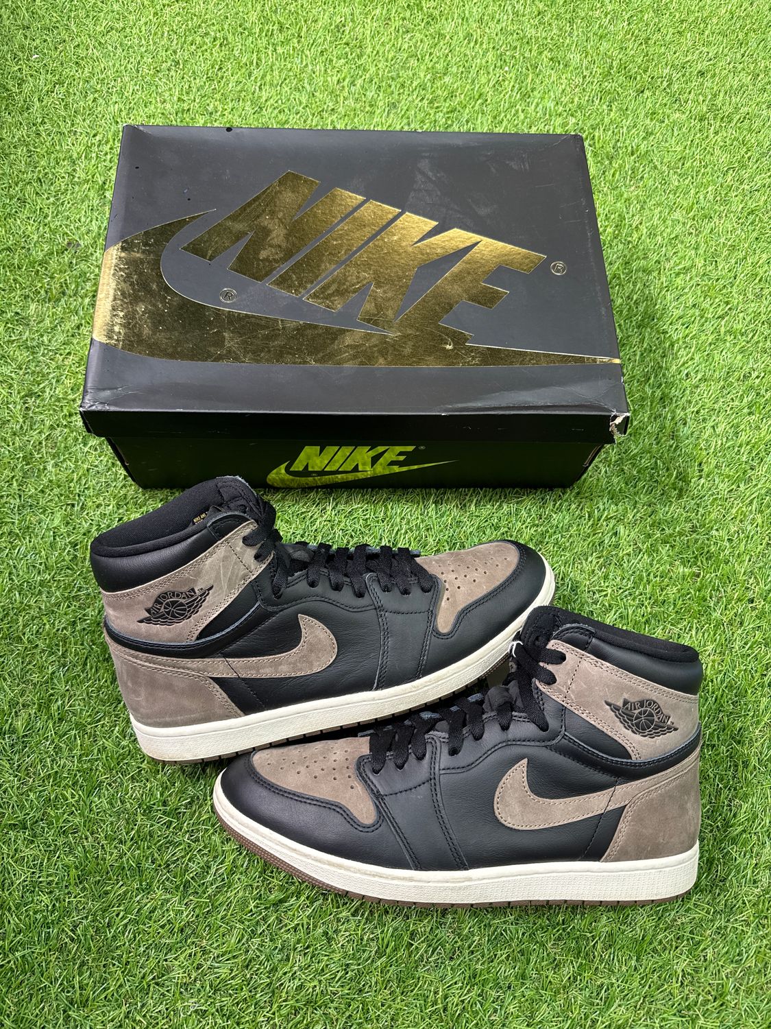 PREOWNED AIR JORDAN 1 &quot;PALOMINO&quot; SIZE 11.5