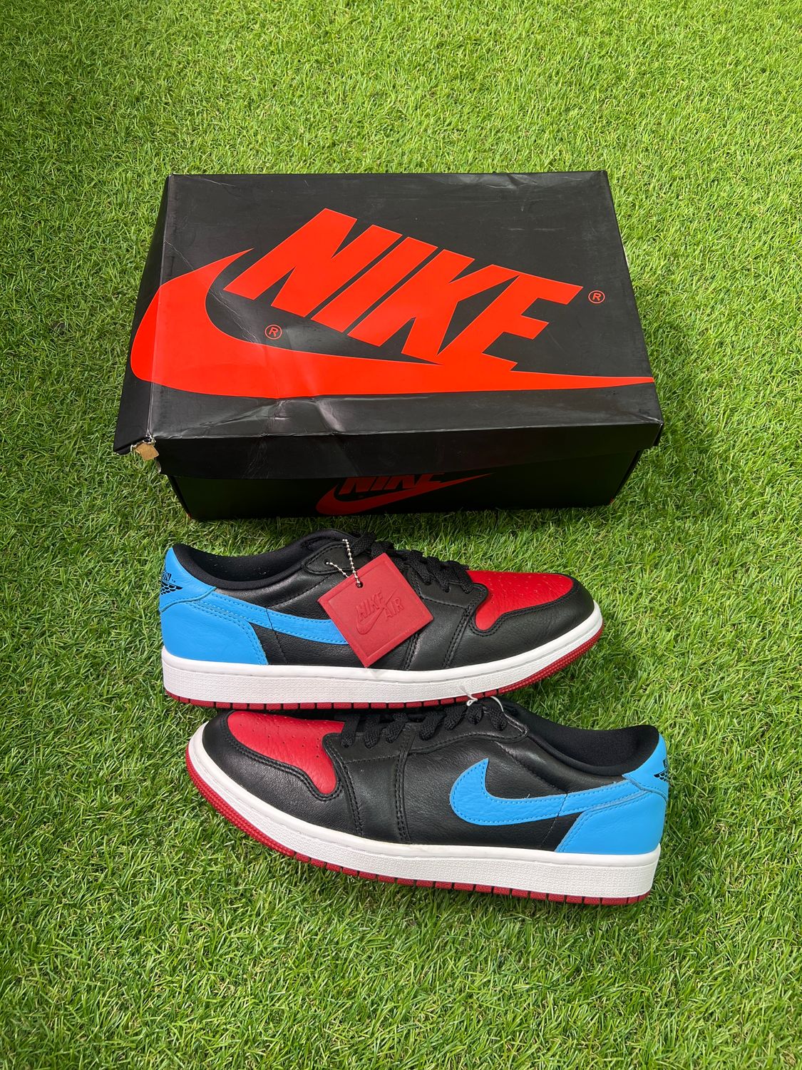 PREOWNED JORDAN 1 LOW &quot;UNC TO CHI&quot; SIZE 10W/8.5M