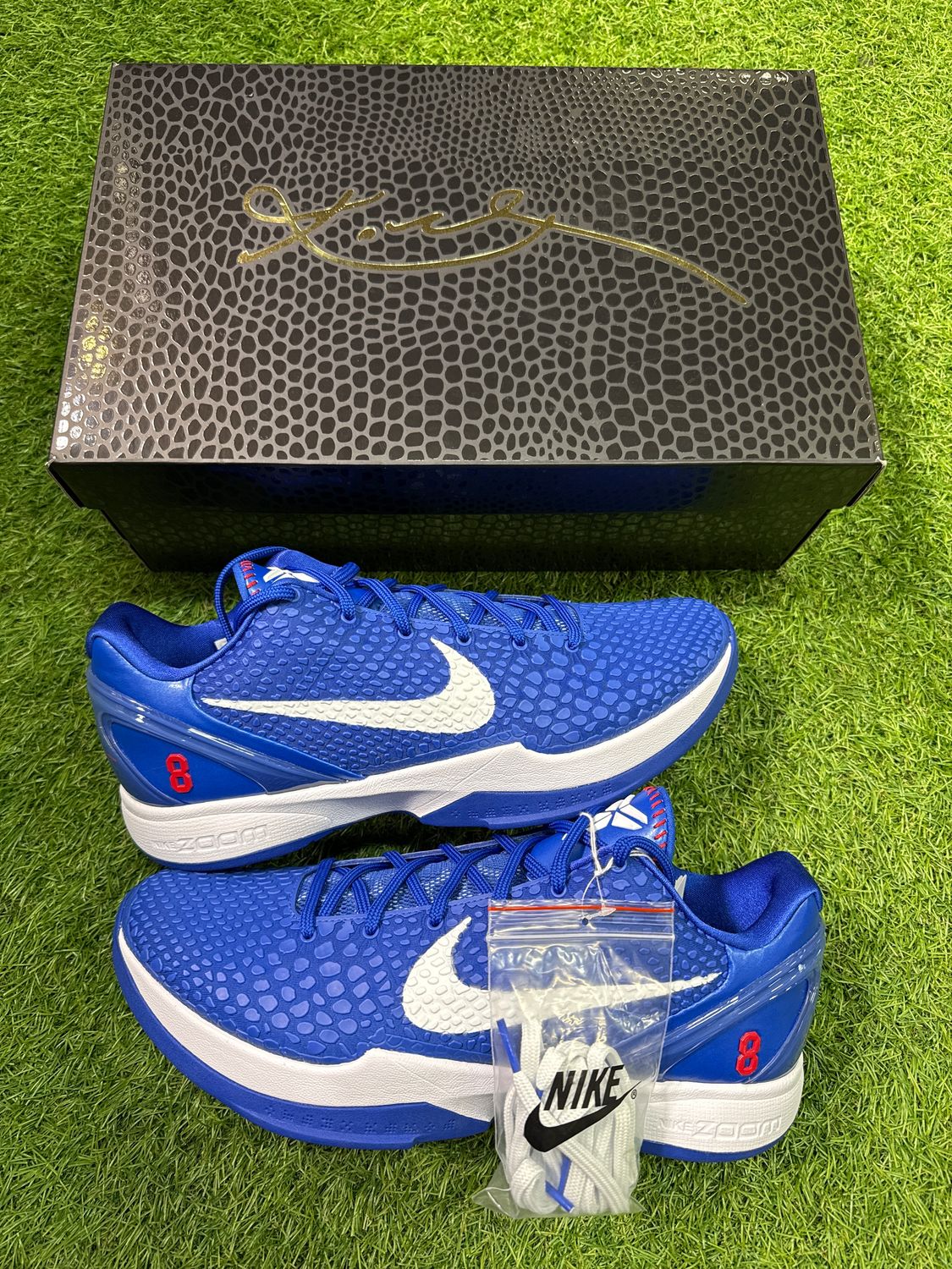 BRAND NEW NIKE KOBE 6 &quot;DODGERS&quot; SIZE 13