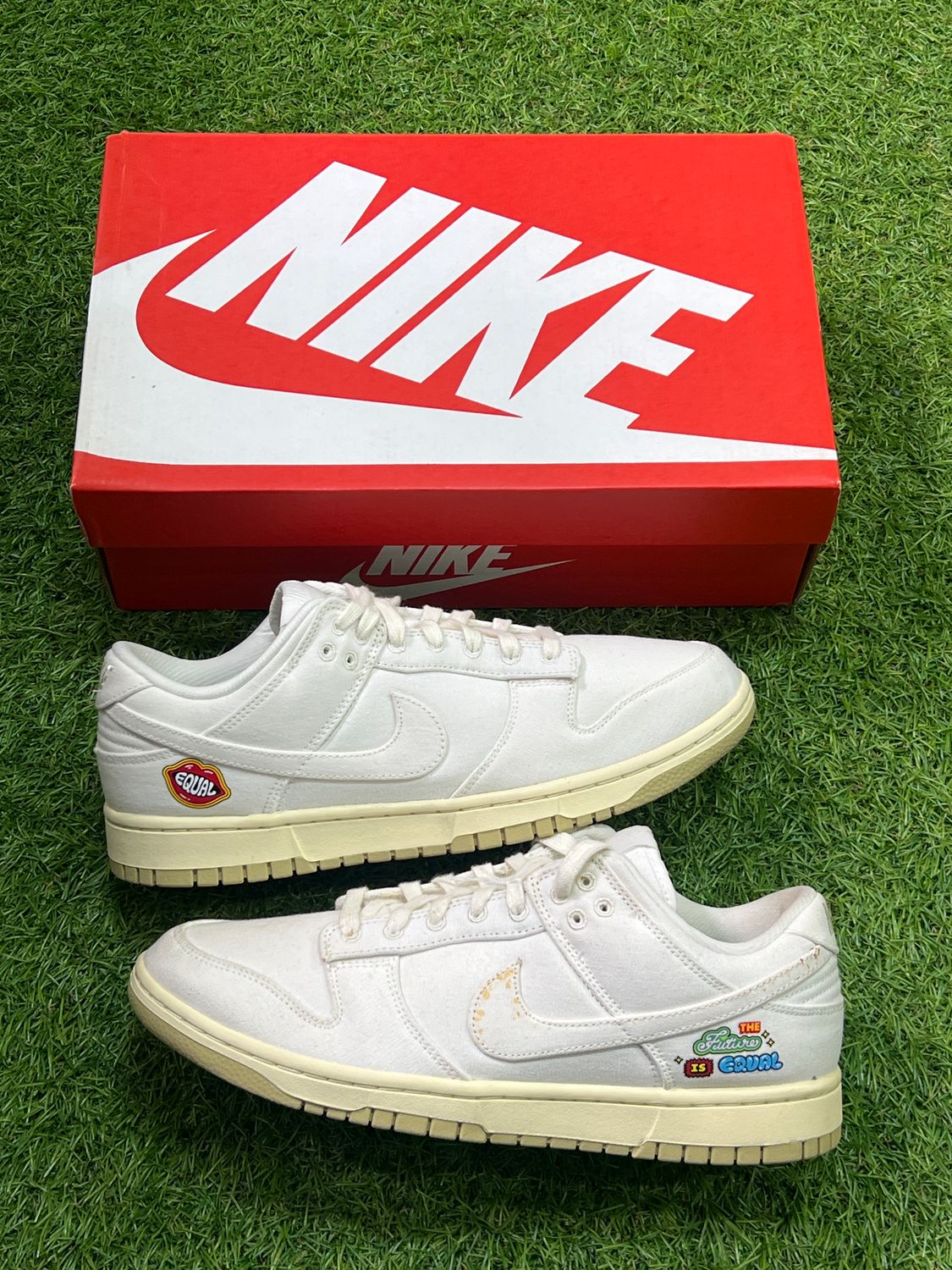 BRAND NEW NIKE DUNK &quot;THE FUTURE IS EQUAL&quot; SIZE 10.5W/9M